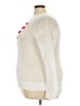 Lane Bryant 100% Cotton Hearts Ivory Pullover Sweater Size 18 - 20 Plus - photo 5