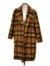 ACOA collection Plaid Brown Coat Size S - photo 1