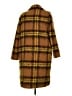 ACOA collection Plaid Brown Coat Size S - photo 2