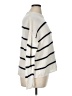 Nordstrom 100% Linen Stripes Ivory Pullover Sweater Size XL - photo 4
