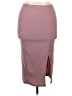 Unbranded 100% Polyester Solid Burgundy Casual Skirt Size XL - photo 1