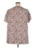 Lane Bryant 100% Polyester Floral Ivory Short Sleeve Blouse Size 18 - 20 Plus - photo 2