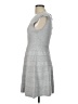 Milly Chevron-herringbone Gray Casual Dress Size L - photo 5