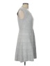 Milly Chevron-herringbone Gray Casual Dress Size L - photo 4