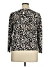 Cable & Gauge Animal Print Black White Pullover Sweater Size XL - photo 2