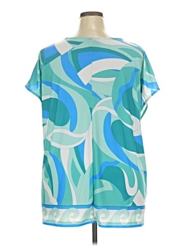 Ulla Popken Short Sleeve Blouse (view 2)
