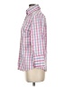 J. McLaughlin Checkered-gingham Pink 3/4 Sleeve Button-Down Shirt Size 4 - photo 5