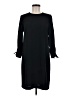 CeCe 100% Polyester Solid Black Casual Dress Size 6 - photo 1