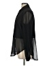 Lush 100% Polyester Black Long Sleeve Blouse Size L - photo 5