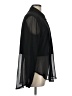 Lush 100% Polyester Black Long Sleeve Blouse Size L - photo 4