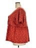 Torrid 100% Cotton Red Short Sleeve Blouse Size 2X Plus (2) - photo 5