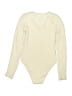 Zara Solid Ivory Bodysuit Size M - photo 2