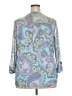 Cocomo Paisley Blue 3/4 Sleeve Blouse Size 2X - photo 2