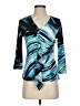 Clara Sun Woo Teal 3/4 Sleeve Blouse Size XS - photo 1