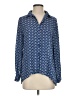 Cotton On 100% Polyester Stars Blue Long Sleeve Blouse Size XS - photo 1