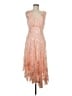 Connected Apparel 100% Polyester Pink Cocktail Dress Size 8 - photo 1