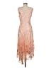 Connected Apparel 100% Polyester Pink Cocktail Dress Size 8 - photo 2