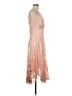 Connected Apparel 100% Polyester Pink Cocktail Dress Size 8 - photo 4