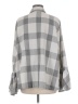 Lane Bryant Checkered-gingham Gray 3/4 Sleeve Blouse Size 18 - photo 2