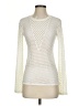 BCBGMAXAZRIA Ivory Long Sleeve Top Size S - photo 1