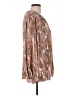 Nine West 100% Polyester Snake Print Brown Long Sleeve Blouse Size L - photo 4