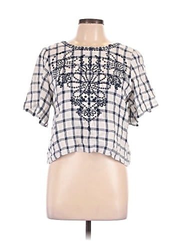 Moon River Short Sleeve Blouse (view 1)