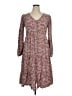 True Craft Paisley Brown Casual Dress Size XL - photo 1