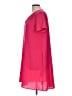 Lush Solid Pink Casual Dress Size L - photo 5