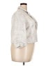 Elle Tweed Gray White Blazer Size XXL - photo 4