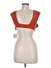 Superdown 100% Acrylic Orange Sweater Vest Size M - photo 2