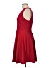 Soprano Solid Red Cocktail Dress Size L - photo 5
