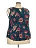 Daniel Rainn Teal Sleeveless Blouse Size 3X - photo 1