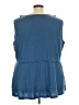 BLOOMCHIC Blue Sleeveless Top Size 28 - photo 2