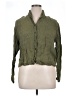 Flax 100% Linen Green Long Sleeve Blouse Size 14 (L) - photo 1