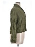 Flax 100% Linen Green Long Sleeve Blouse Size 14 (L) - photo 4