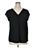 DR2 Black Short Sleeve Blouse Size XL - photo 1