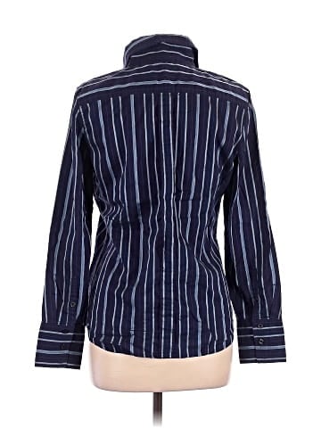 Express Design Studio Long Sleeve Button-Down Shirt (view 2)