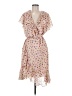 Betsey Johnson 100% Polyester Hearts Tan Cocktail Dress Size 14 - photo 1