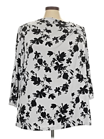 Liz Claiborne 3/4 Sleeve T-Shirt (view 1)