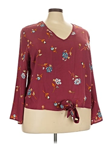 Roommates 3/4 Sleeve Blouse (view 1)