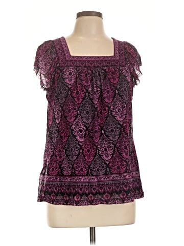 Apt. 9 Short Sleeve Blouse (view 1)