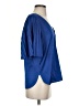 Rebecca Taylor Blue Short Sleeve Blouse Size S - photo 4