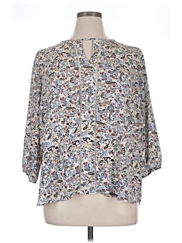 Collective Concepts 3/4 Sleeve Blouse (view 1)