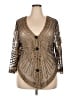 Assorted Brands Gold 3/4 Sleeve Blouse Size XXL (estimated) - photo 1