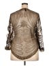 Assorted Brands Gold 3/4 Sleeve Blouse Size XXL (estimated) - photo 2