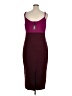 Express Color Block Burgundy Cocktail Dress Size XL - photo 2