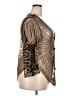 Assorted Brands Gold 3/4 Sleeve Blouse Size XXL (estimated) - photo 4