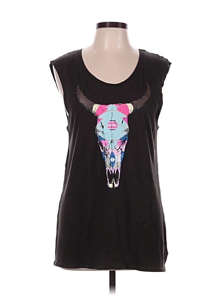 Pre-owned Chaser Sleeveless T-shirt In Black