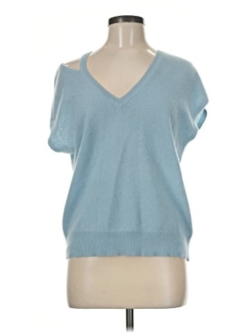 Skull Cashmere Sweater Vest (view 1)