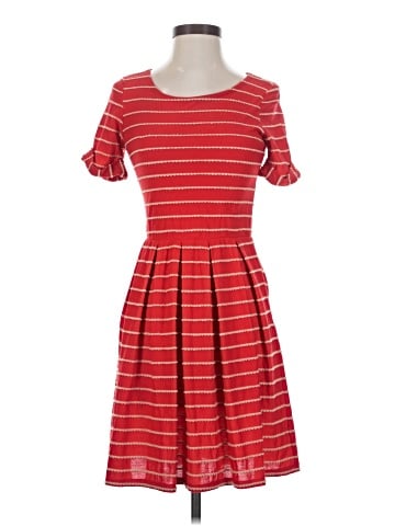 Bordeaux Casual Dress (view 1)